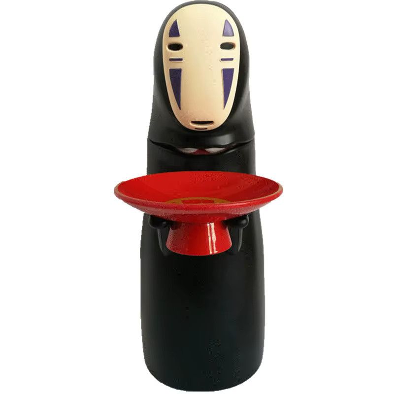 Bandai Gesichtsloser Mann Anime Figur Sparschwein mit automatischer Münzaufnahme als Geschenk für Jungen - Bild 3