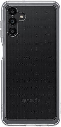 Samsung Galaxy A13 5G Soft Clear Cover Handyhülle transparent und schwarz - Bild 1