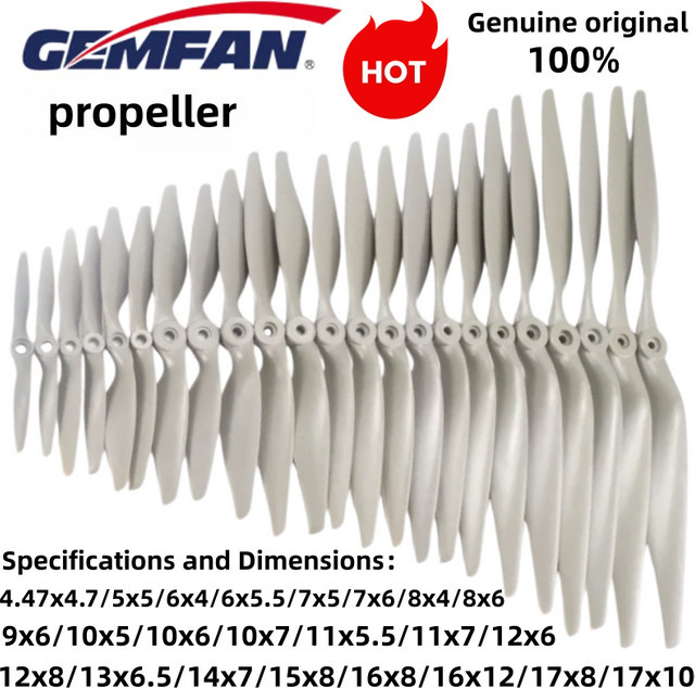 GEMFAN Flugzeugpropeller, Hocheffizienter Propeller für Starrflügel-FPV-Drohnen - Bild 1