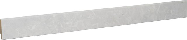 Classen Sockelleiste Granit Weiß mit Kabelkanal, H: 5,8 cm, B: 1,9 cm, Länge: 240 cm - Bild 1