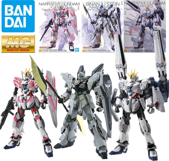 Bandai MG 1/100 Sinanju Stein Ver. Ka / Narrative Gundam B/C-PACKS Ver. Ka, Modellbausatz - Bild 1