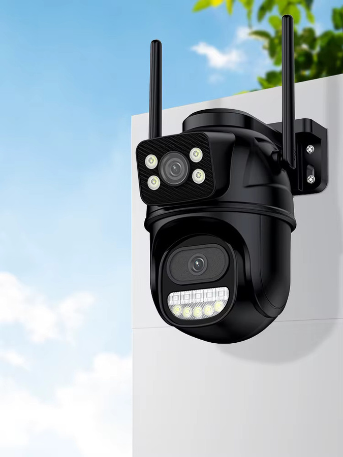 ANBIUX 8MP 4K PTZ WiFi Außenkamera mit Dual-Objektiv, Dual-Screen, AI Human Detect und Auto Tracking via iCSee App - Bild 5