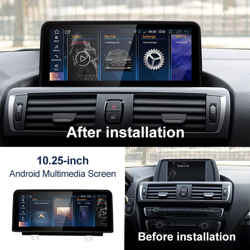 STWEI Android Auto Video Player mit Wireless CarPlay und Bluetooth für BMW 1Serie F20 F21 (2013-2016) in Schwarz - Bild 2