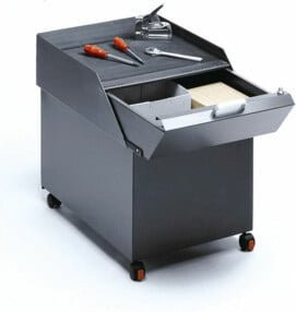 Rocholz Container mit Schublade MODUL 5000 Grau B/T/H: 55,5 x 76 x 66,5 cm - Bild 1