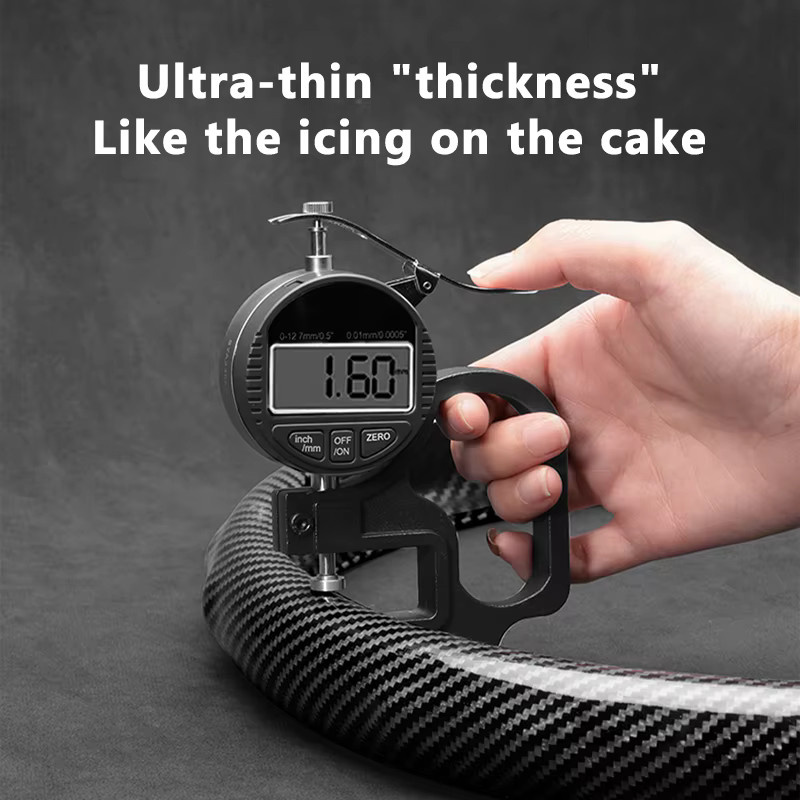 SEAMETAL Lenkradabdeckung in Carbon-Optik, Schwarz, Durchmesser: 38 cm - Bild 4