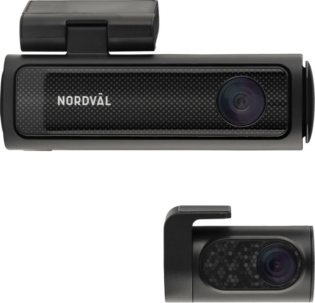 Nordväl DC202-2CH 4K UHD Dashcam in Schwarz mit USB-C Anschluss - Bild 1
