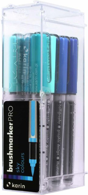 Karin Brushmarker PRO Set Sky Colors mit 12 Farben in Multicolour und Blau - Bild 2