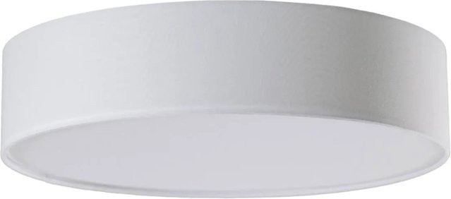 Lindby Deckenlampe Sebatin 3-flammig aus Textil in Weiß, Skandinavisch, E27 - Bild 1