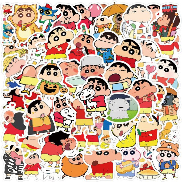 Keeppley Crayon Shin-chan Anime Aufkleber, 60-teiliges Set - Bild 1