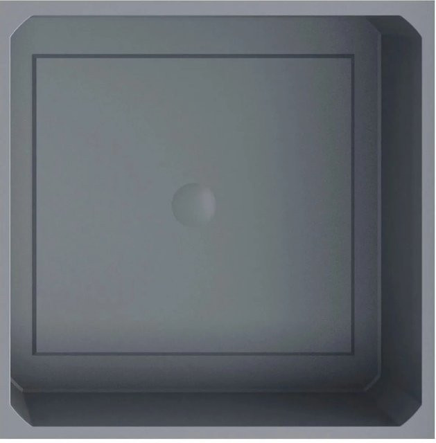 Vauth-Sagel Einsatzschale Envi Drawer aus Kunststoff in Lavagrau, B/T/H: 20,4 x 20,4 x 8,2 cm - Bild 1