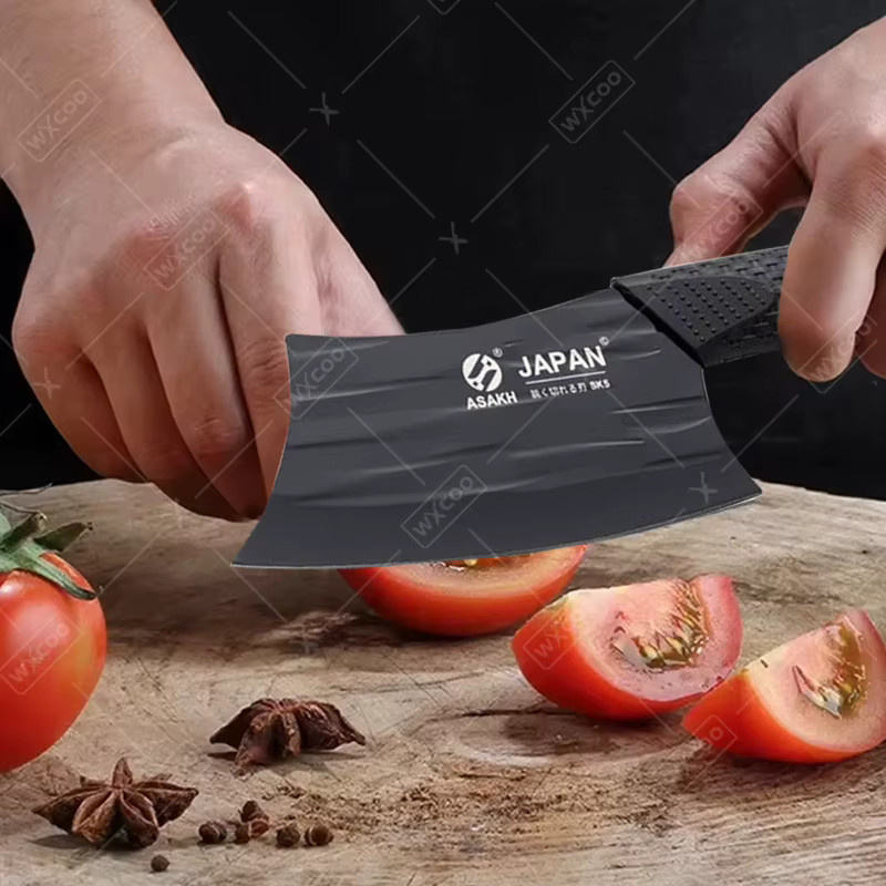 WXCOO Multifunktionales Küchenmesser aus Edelstahl als Schälmesser, Obstschäler und Fleischbeil zum Grillen - Bild 3
