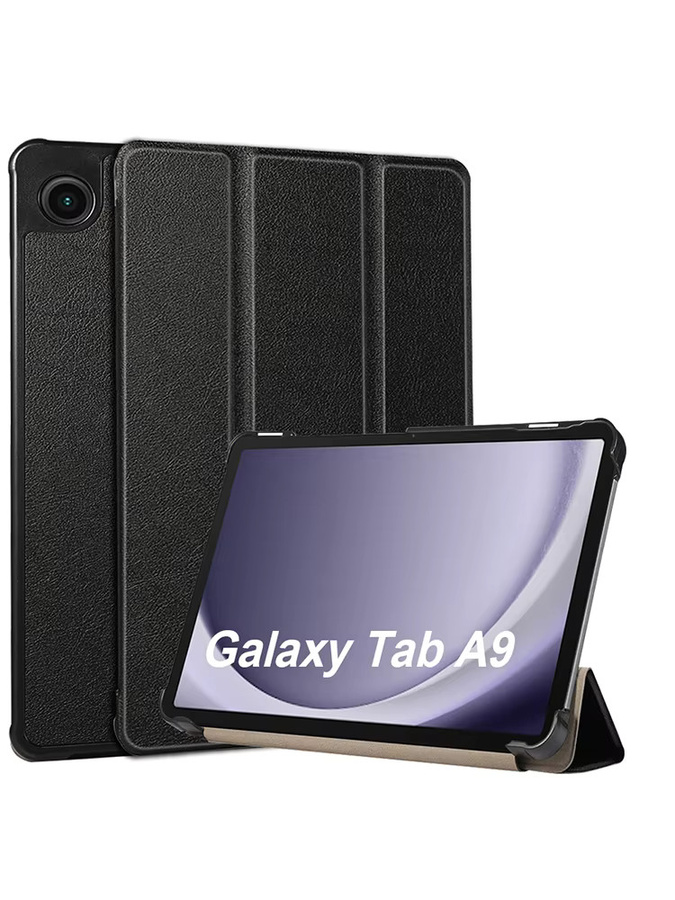 Dreifach faltbare Flip-Hülle für Samsung Galaxy Tab A11 2025 8,7 Zoll SM-X133 A9 SM-X110 SM-X115 SM-X117 in Blau und Schwarz - Bild 6