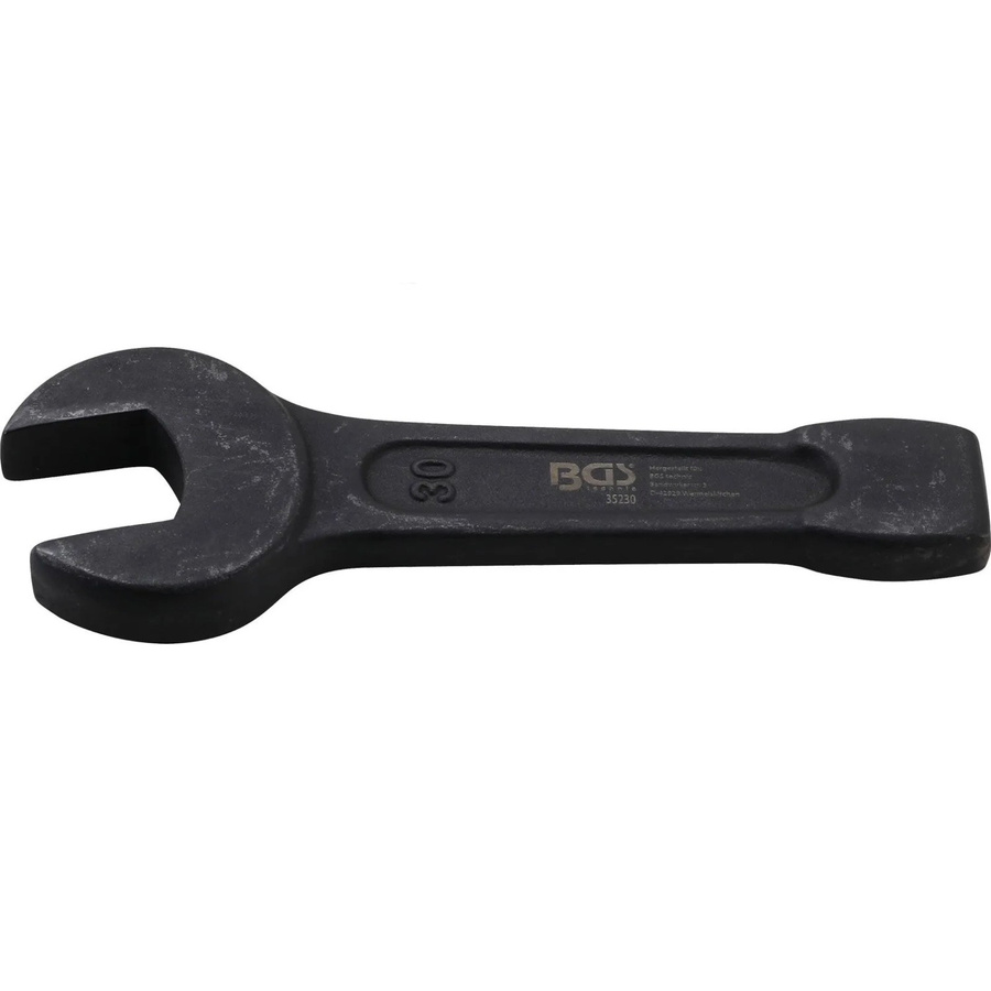 BGS Schlag-Maulschlüssel 35230 aus Chrom-Vanadium in Schwarz mit Schlüsselweite 30 mm - Bild 3