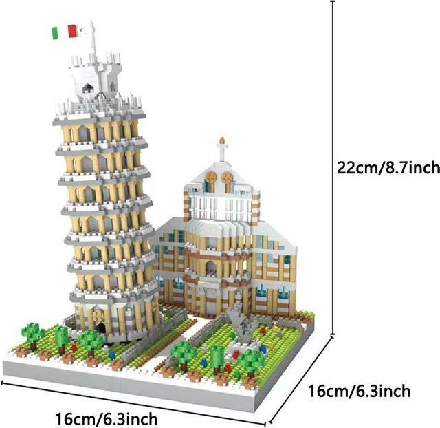 Linyi toy Schiefer Turm von Pisa, ab 14 Jahre - Bild 1