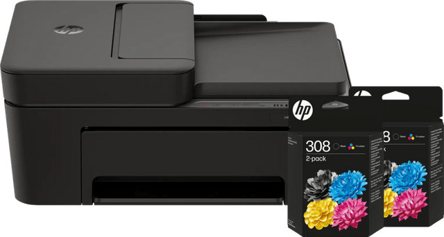 HP DeskJet 4320 Inkjet Multifunktionsdrucker mit Drucken, Scannen und Kopieren inklusive 2 schwarzen und 2 Farbpatronen - Bild 1