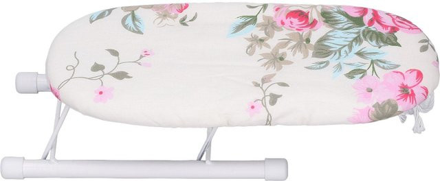 CosyHome Mini Tischbügelbrett mit Ärmelmanschetten und Kragen für Reise und Zuhause, Weiß - Bild 1