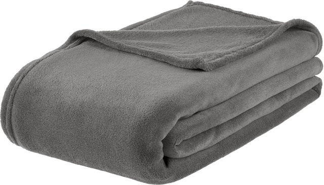 Mömax Kuscheldecke Lukas XL Anthrazit B/B: 180 x 200 cm - Bild 1
