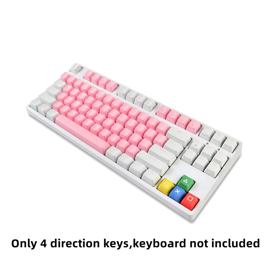 HXSJ Tastenkappen Set aus PBT mit OEM-Profil und Richtungspfeilen für Cherry MX mechanische Gaming-Tastaturen - Bild 1