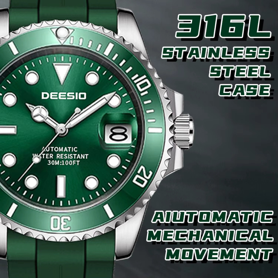 Deesio Chronograph, Automatik, Edelstahl, Herren - Bild 4