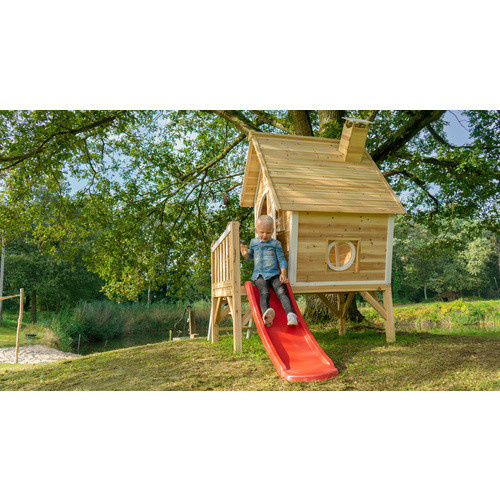 EXIT Toys Holzspielhaus Fantasia 300 aus Zedernholz in Grün, B/H/T: 166 x 227 x 246 cm - Bild 3