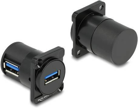 Delock 88067 Erweiterungsmodul mit USB-A in Schwarz - Bild 1