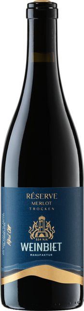 Weinbiet Merlot Rotwein, Pfalz, 2023, trocken, 0,75 l - Bild 1
