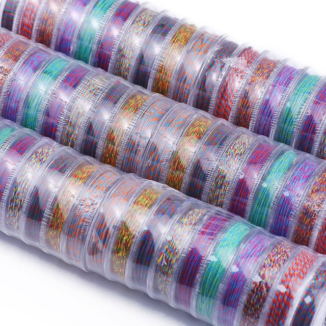JHNBY Baumwollgarn, Bunt, 10 Rollen - Bild 1