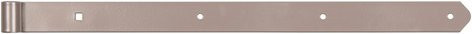 GAH Alberts Duravis Ladenband gerade Perlbeige Duplexbeschichtet Stahl verzinkt B: 40 mm, H: 600 mm, Ø: 13 mm - Bild 1