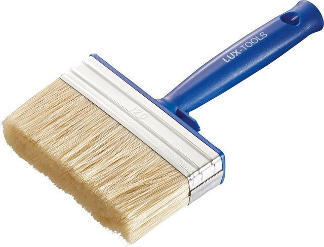 LUX-TOOLS Flächenstreicher Dispersion für wasserbasierte Farben, Blau, Breite: 120 mm, Höhe: 30 mm, Tiefe: 25 mm - Bild 1