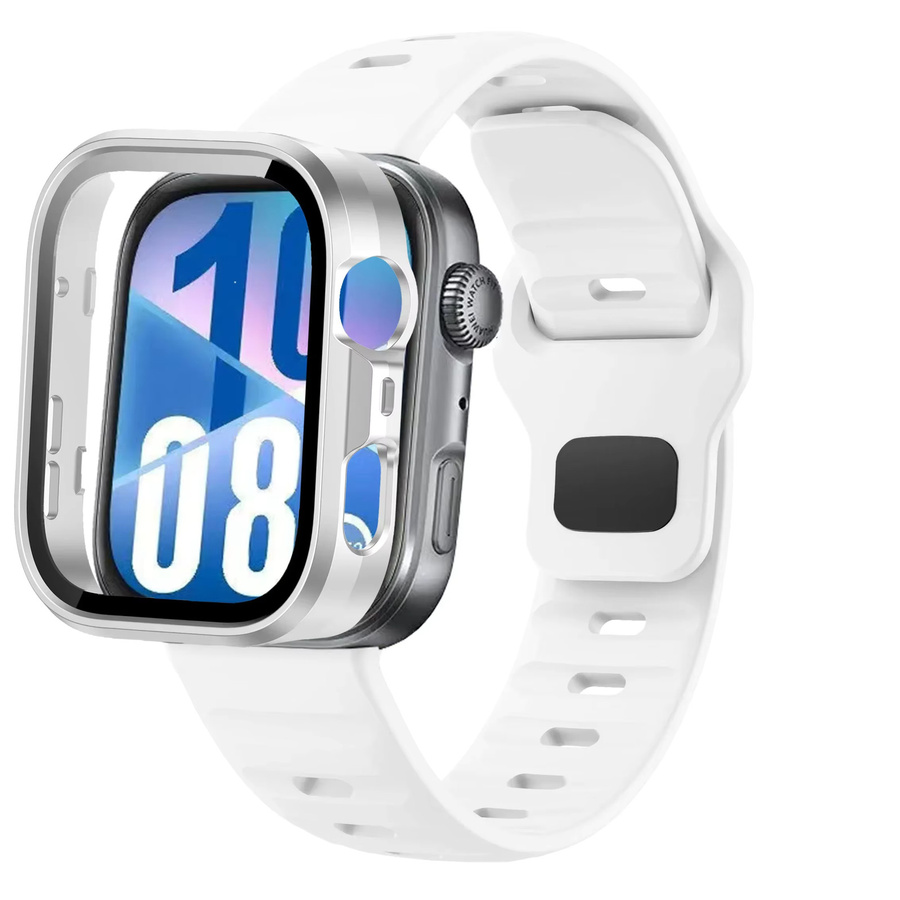Huawei Silikonarmband mit PC-Hülle, Huawei Watch Fit 4, Watch Fit 4 Pro, Unisex - Bild 3