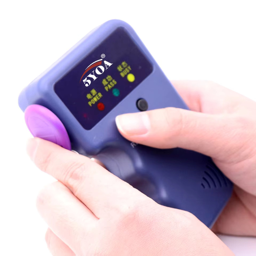 5YOA Handheld RFID ID Karten Kopierer und Duplizierer in Blau für 125 KHz EM4100 5200 T5577 Keyfobs und Access Control - Bild 3
