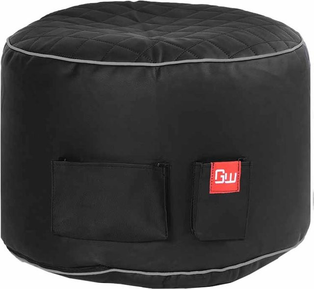 Gamewarez Gaming Sitzsack Cosmic Hurricane Station grau, wiederbefüllbar - Bild 1