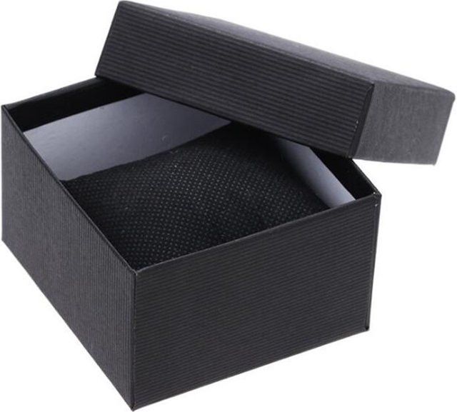 TINUORA Uhrenaufbewahrungskoffer Square in Schwarz mit abnehmbaren Kissen für Damen und Herren - Bild 1