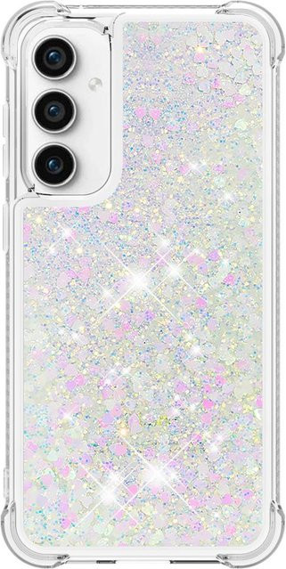 Fundas Quicksand Handyhülle für Samsung Galaxy S20 S21 S22 S23 Ultra Plus FE und S22+ 5G in Transparent Multicolour mit weichem Flüssig-Glitzer-Effekt - Bild 1