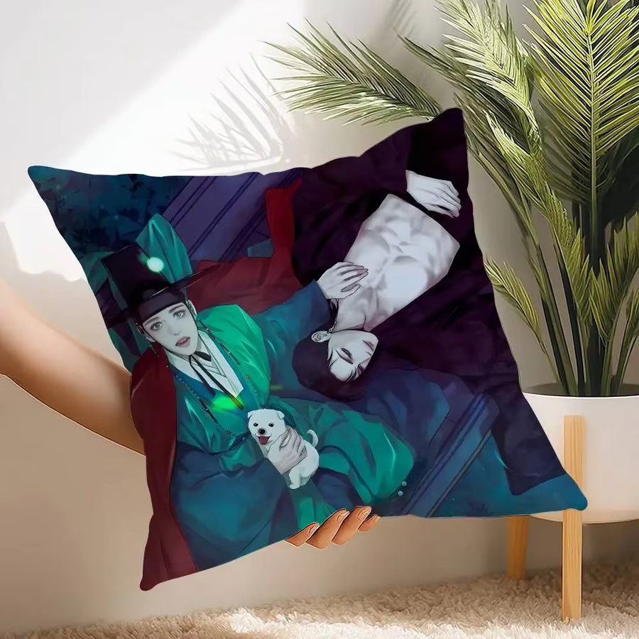 The GhostS N-Nocturne Kissenbezug mit Plüschdruck für dein Sofa und deine Heimdekoration - Bild 4