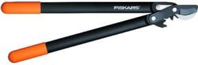 Fiskars PowerGear II Bypass-Astschere mit hakenförmiger Gegenklinge in Schwarz-Orange - Bild 2