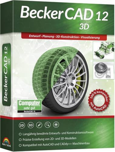 Markt & Technik BeckerCAD 12 3D Vollversion für Windows, 1 Lizenz - Bild 1