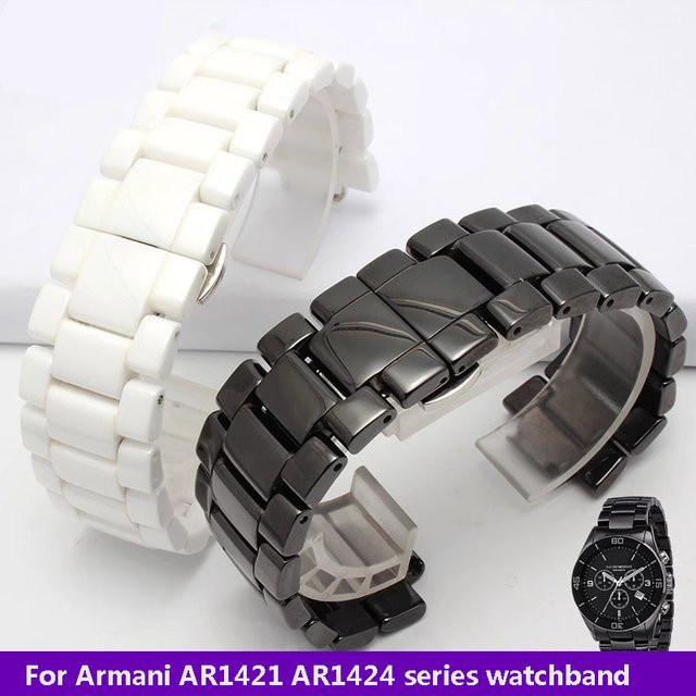 Armani Uhrenarmband Keramik, Herren - Bild 1