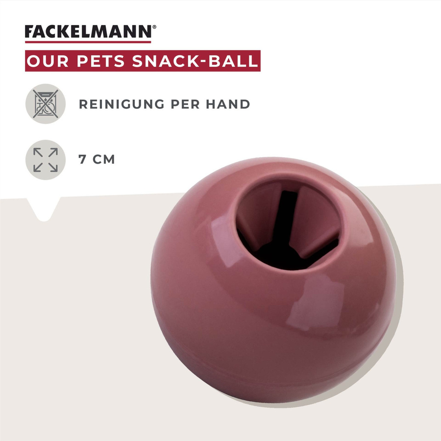 Fackelmann Snack-Ball Our Pets, rot, groß - Bild 3