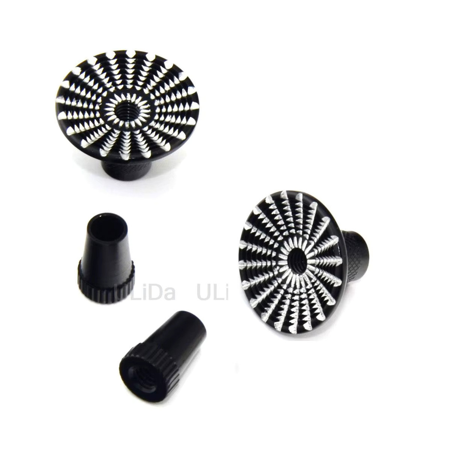 VWINRC Gimbal Sticks Enden M3 M4 Gewinde Regenschirm für Futaba Spektrum Taranis RC Drone Zubehör, Blau - Bild 3
