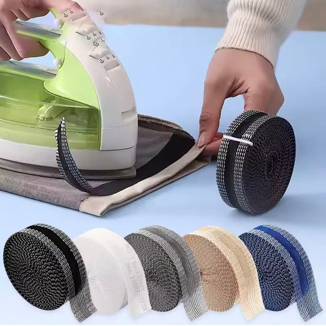 Selbstklebendes Klebeband für Hosensäume in Weiß zur schnellen Reparatur ohne Nähen - Bild 1