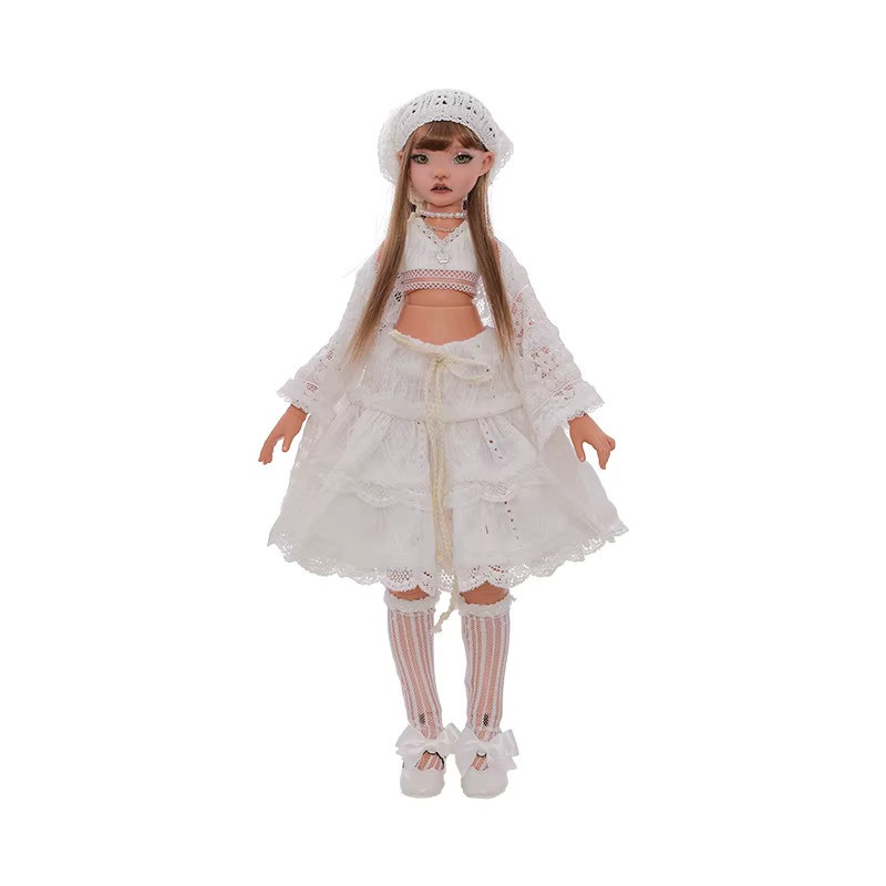 Roze B BJD Puppe 1/4 Fullset, Waldfarbene Haut, Gesicht aus Kunstharz - Bild 5