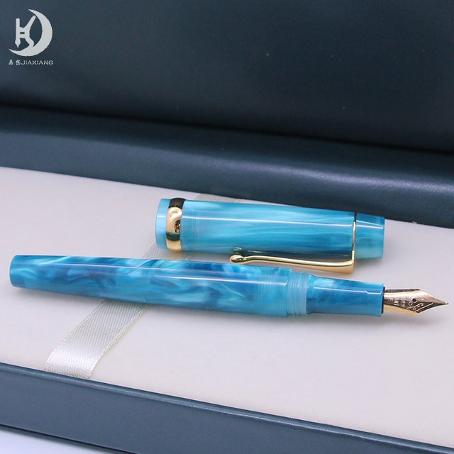 Luxuriöser NOB Füllfederhalter aus Acryl mit Iridium-Feder in verschiedenen Farben - Bild 1