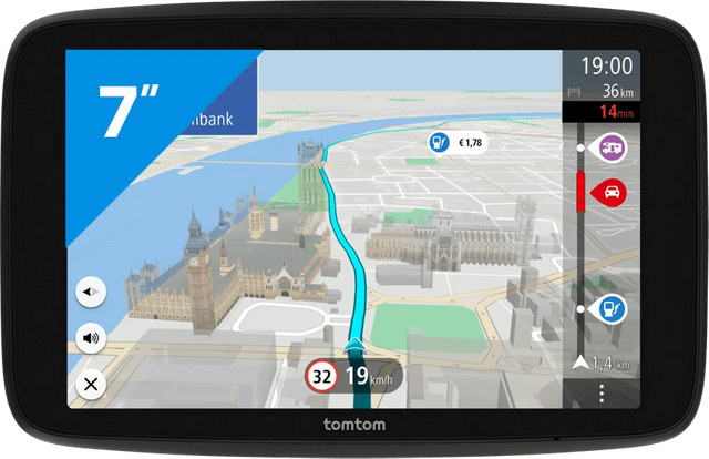 TomTom GO Camper Max Navigationsgerät mit 7 Zoll Touchscreen in Schwarz - Bild 1