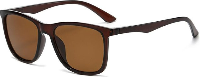 Kottdo Sonnenbrille, quadratisch, Unisex, Kunststoff, Vollrand, braun - Bild 1
