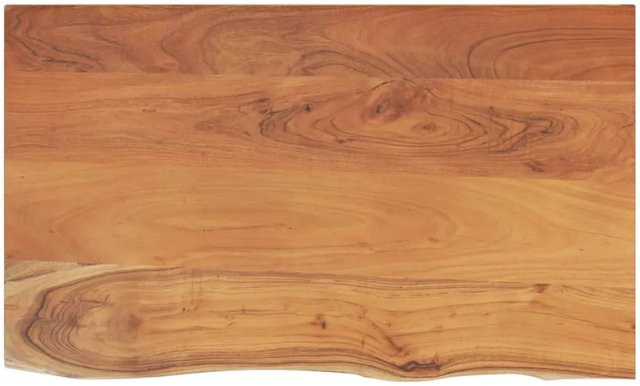 vidaXL Waschtischplatte aus Akazien-Massivholz in Braun, Rechteckig, B: 90 cm, T: 60 cm, H: 2,5 cm - Bild 1