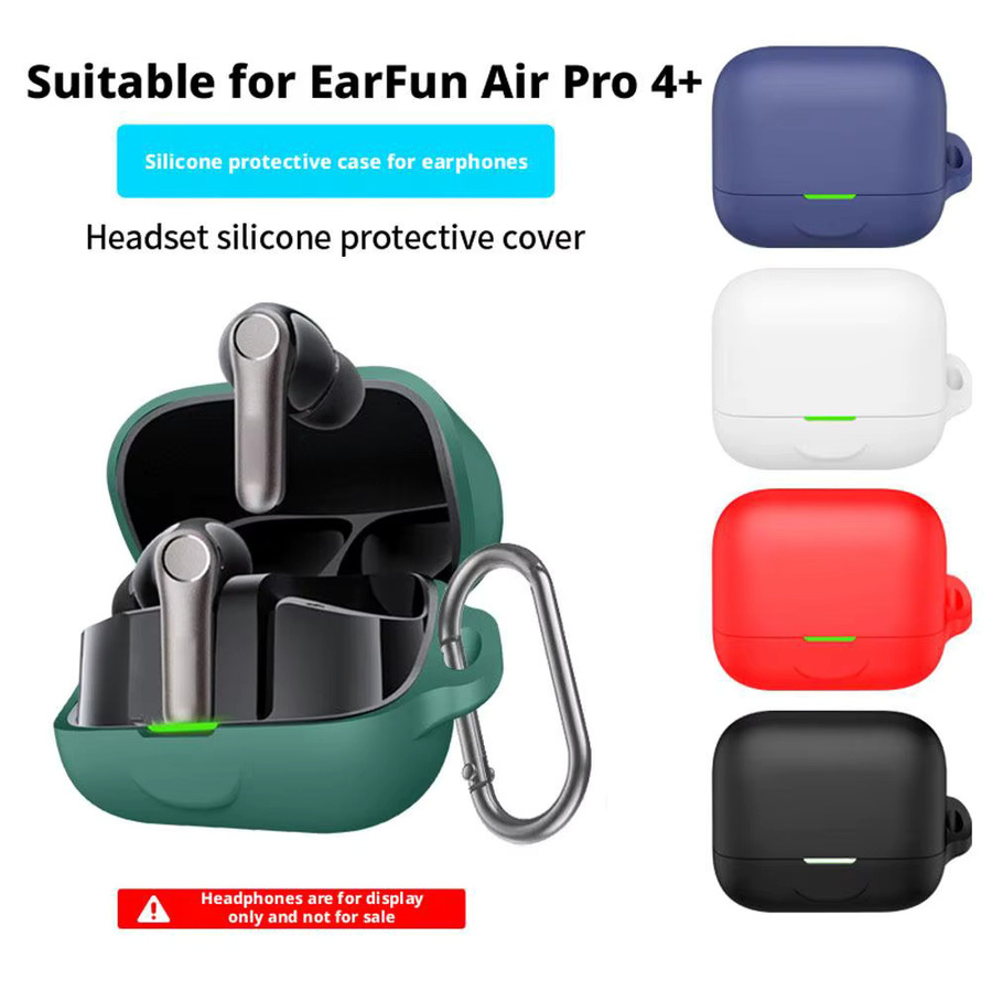 Stoßfeste Silikon-Schutzhülle für EarFun Air Pro4+ in weichem Design - Bild 2