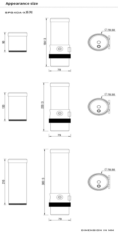 BARROW Reservoir Combo für Wasserkühlung in Schwarz-Weiß mit D5 Pumpe und PMMA-Gehäuse - Bild 1