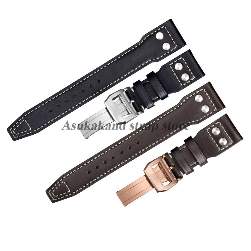 Uhrenarmband Leder, Herren, Faltschließe - Bild 3