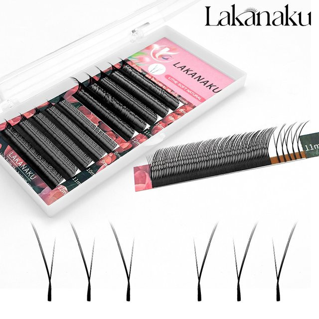 LAKANAKU Fox YY Wimpernverlängerungen, natürlich, Unisex - Bild 1